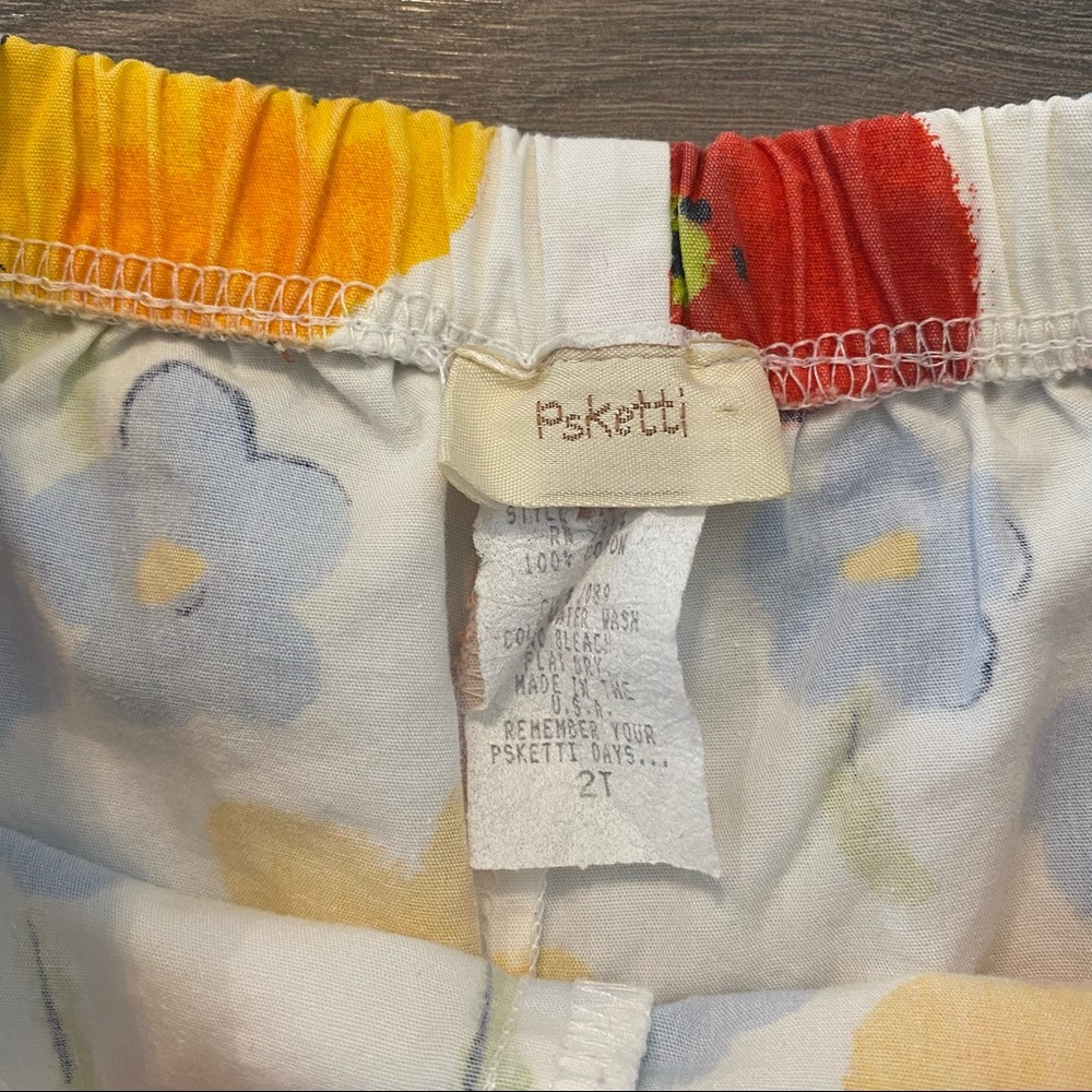 Vintage Psketti Floral Pull On Pants - Picture 4 of 4